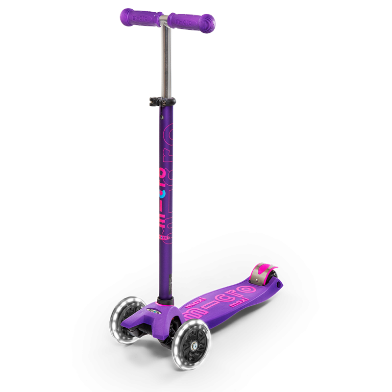 SCOOTER MAXI DELUXE LED-MORADO