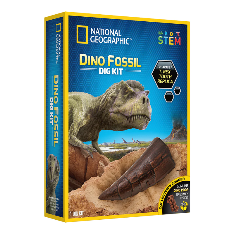 KIT DE EXCAVACION DE FOSILES DE DINO DE NATIONAL GEOGRAPHIC