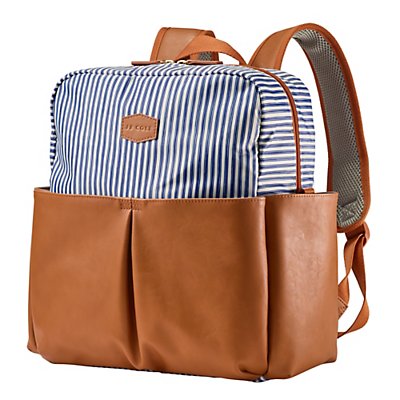 MOCHILA PAÑALERA PARA BEBE CAFÉ