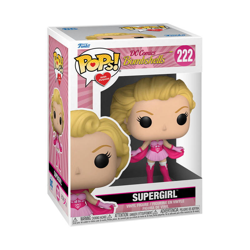 FUNKO POP SUPERGIRL CAMPANA CONTRA EL CANCER