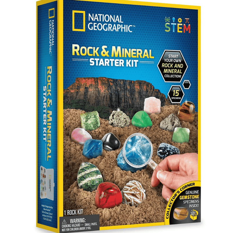 KIT DE INICIO DE ROCA + MINERAL DE NATIONAL GEOGRAPHIC IMPULSE