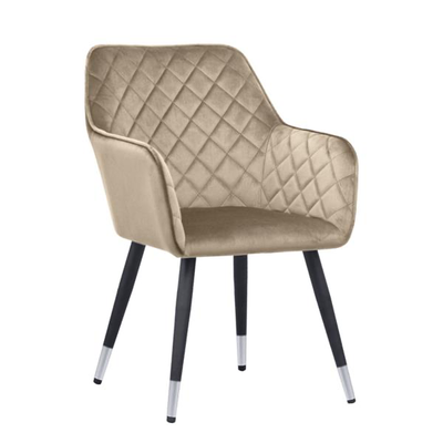 SILLA CON APOYA BRAZO (BEIGE)