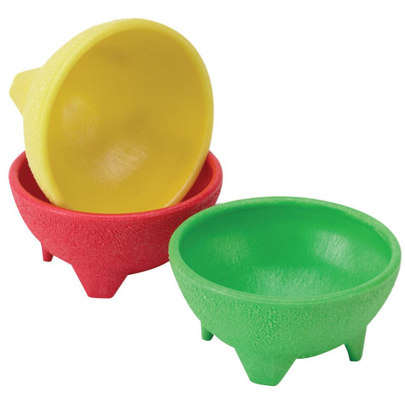 SET DE 3 BOWL PARA SALSA-ROJO/AMARILLO/VERDE