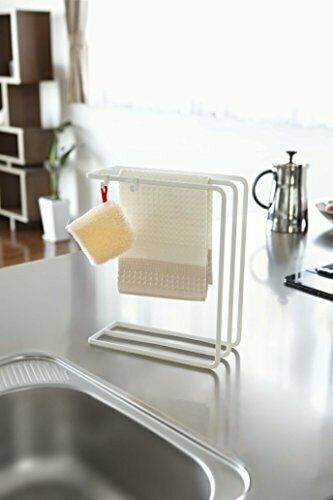 PERCHA MAGNÃ‰TICA PARA TRAPOS DE COCINA, BLANCO