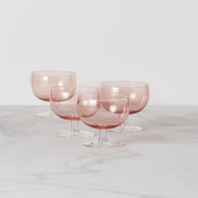 SET DE 4 COPAS DE COCKTAIL PEACH 11OZ