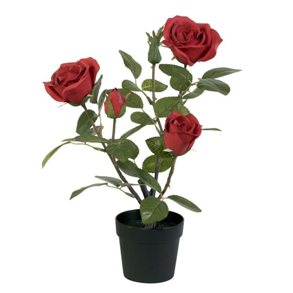 MACETERO CON PLANTA ARTIFICIAL(FRANCE ROSE)