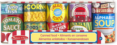 JUEGO DE LATAS DE COMESTIBLES