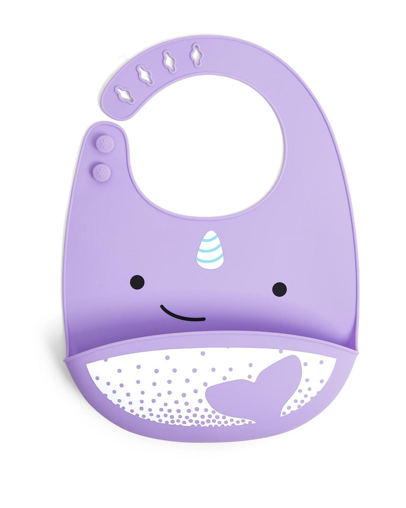 BABEROS PARA BEBE NARWHAL-LILA