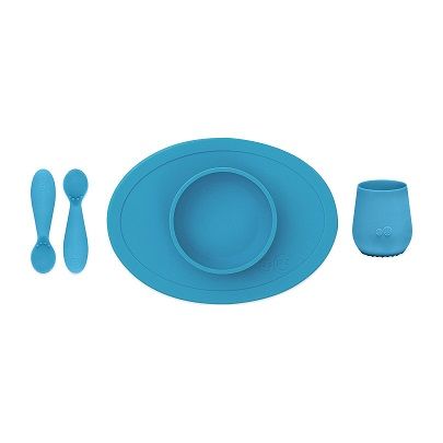 Set de alimentación para bebe, azul