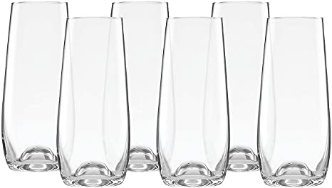 SET DE 6 COPAS PARA CHAMPAGNE 9 OZ