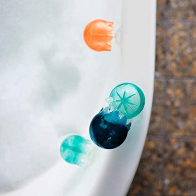 JUGUETES DE BAÑO PARA BEBÉ, MEDUSAS MULTICOLOR