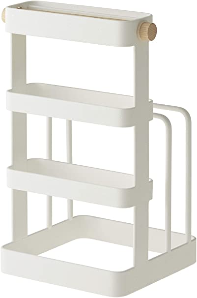 SOPORTE PARA CUCHILLOS Y TABLAS DE CORTAR, BLANCO