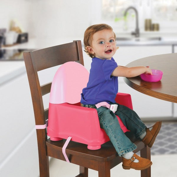 SILLA DE COMER SAFETY PARA BEBE ROSA