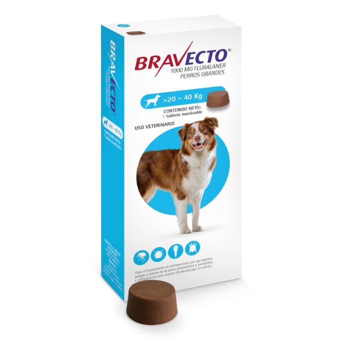 PASTILLA DESPARACITANTE PARA PERROS MUY GRANDES  20-40KG