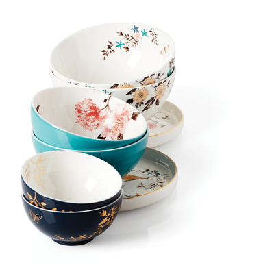 SET DE BOUUL 8 PIEZAS NESTING DINNERWARE