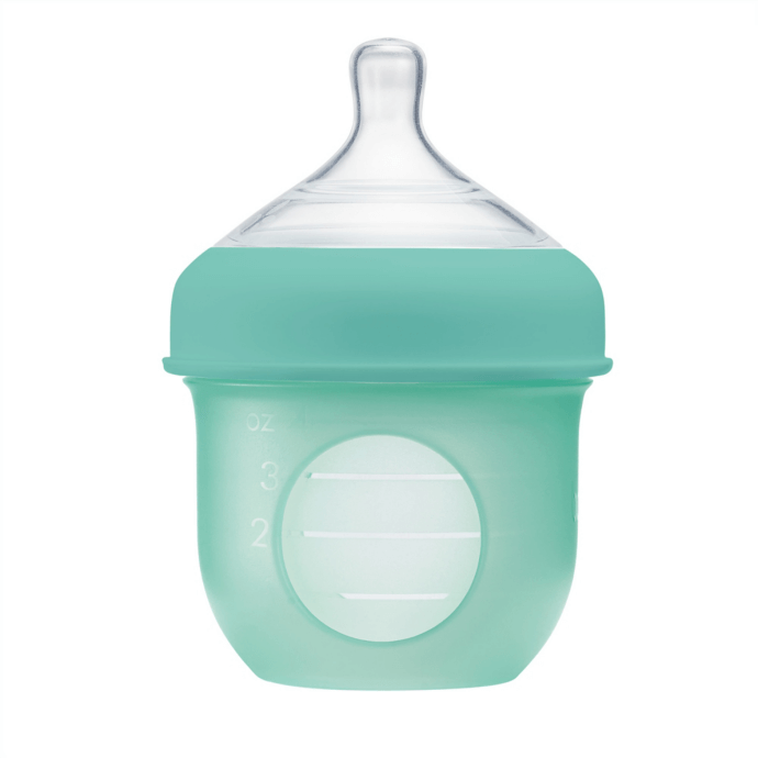 BIBERÓN DE SILICONA PARA BEBE, 4 OZ