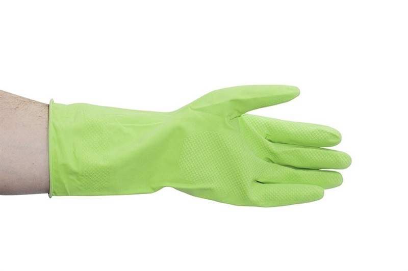 GUANTES DE LATEX MEDIANO (VERDE)