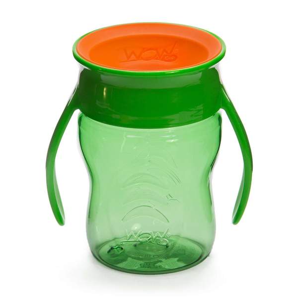 Taza para bebes, antiderrames, verde